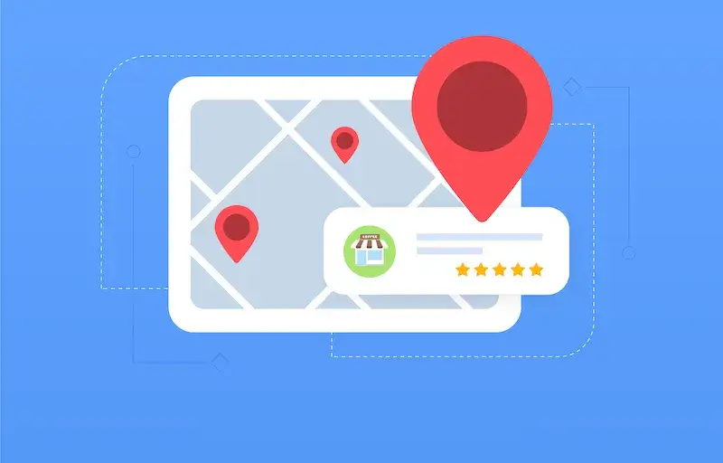 Pozycjonowanie mapa Google